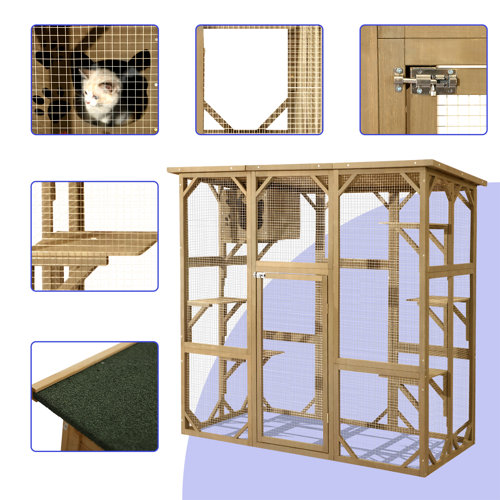 JOVNO Catio Outdoor Cat Playpen & Reviews Wayfair